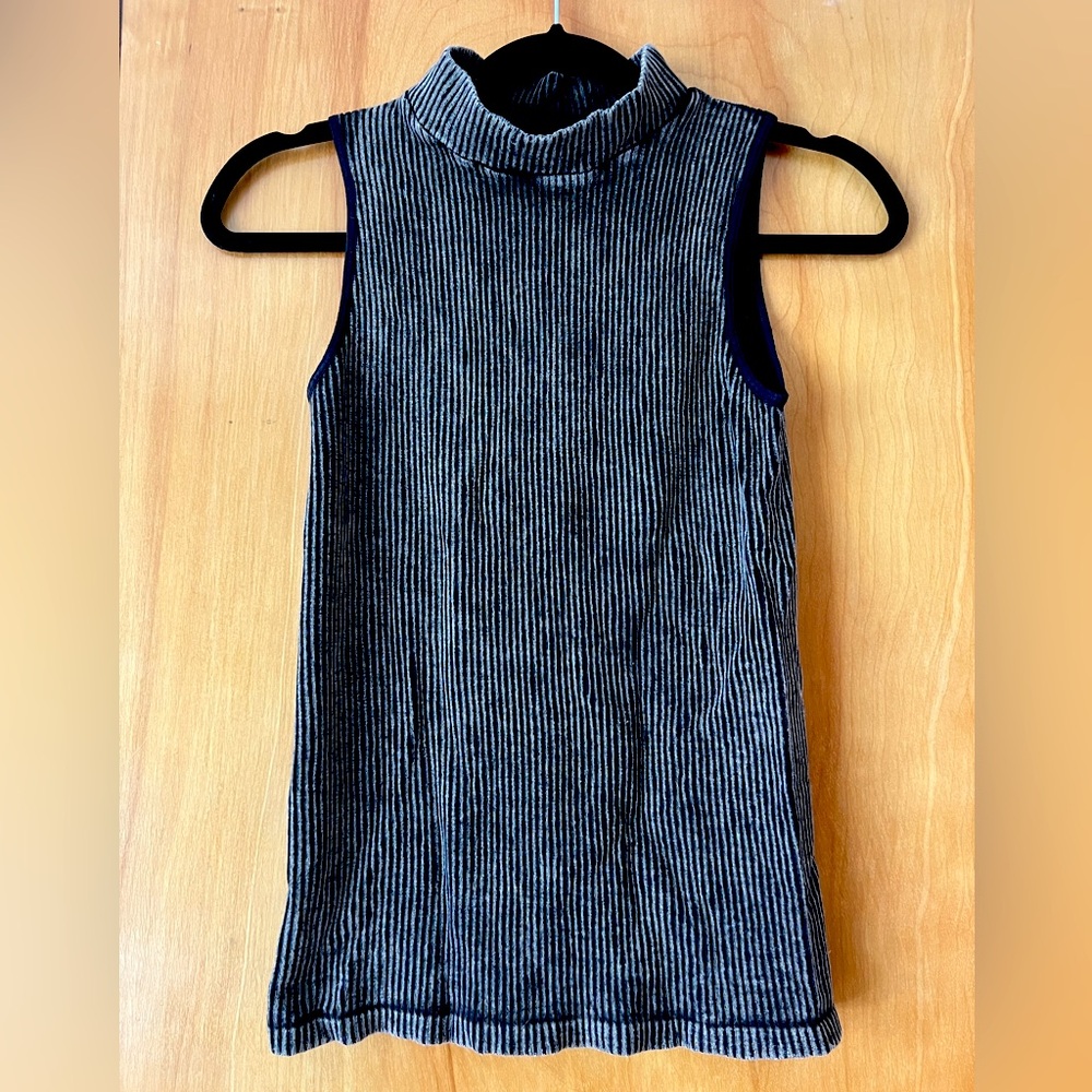 Free People Grey Medium/Large Tank Top